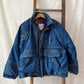 Vintage 90s In Crowd Denim Ski Jacket Southwestern Lined Oversized Coat