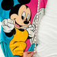 Vintage 90s Disney Mickey Mouse Blue Pink Exercise Leotard One Piece (M)