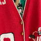 RARE Vintage 90s Belle Pointe Ohio State University Football Sloopy Knit Cardigan