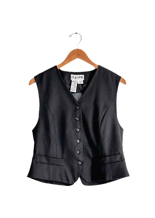 Vintage Paradox Black Tailored Vest (8P)