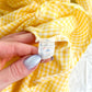 Vintage Koret Union Made USA Yellow Gingham Button Down (S)