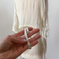 Antique Edwardian Silk Lingerie Blouse with Irish Crochet Lace  c. 1905–1915