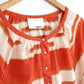 3.1 Phillip Lim Silk Orange & Cream Top