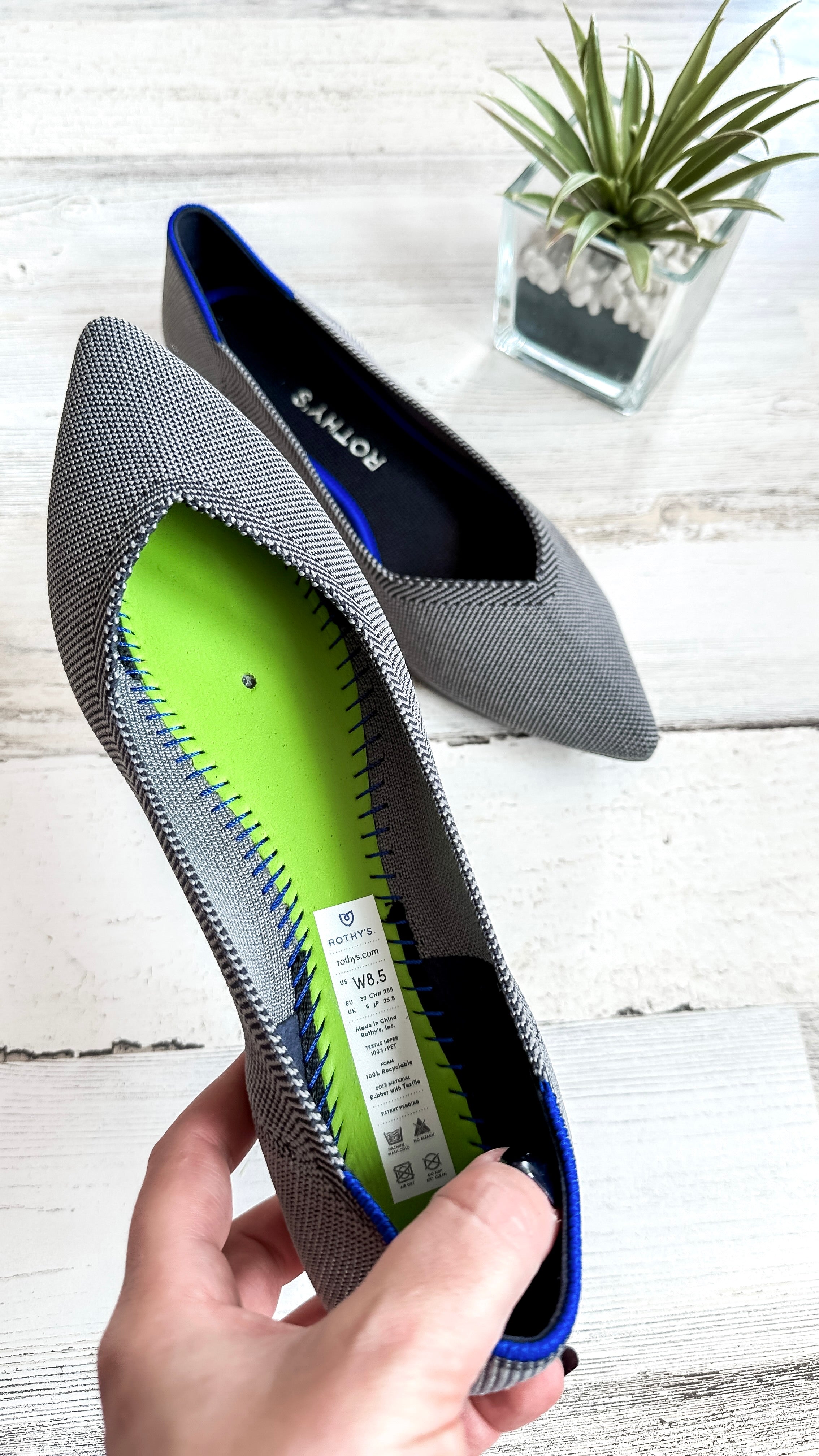 Rothy's pointed toe discount flats