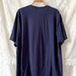 Vintage 90s Navy Crewneck Pocket T-Shirt (men's XXL)