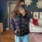 Vintage 90s Susan Bristol Heavy Wool knit Cardigan Sweater (S/M)