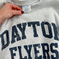 Vintage 00s Dayton Flyers Gray Navy Champion Reverse Weave Pullover Sweatshirt (S)