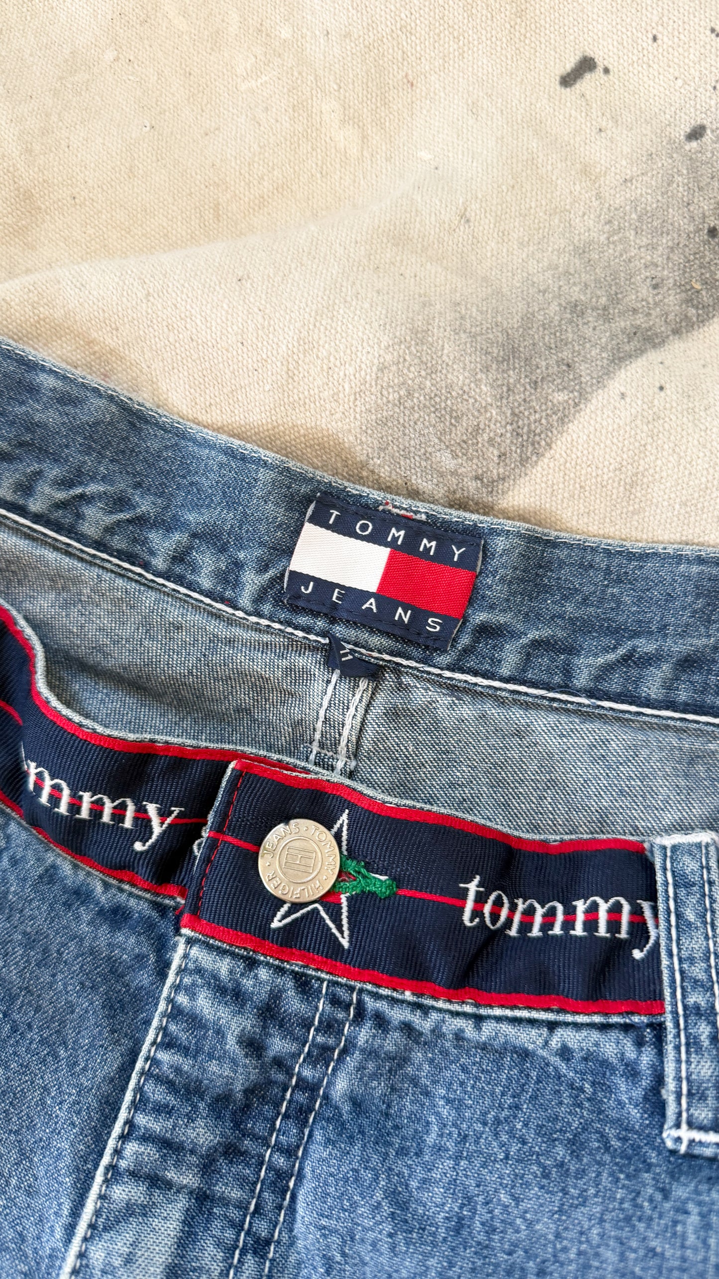 Vintage 00s Tommy Jeans Denim Shorts