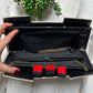 Vintage 80s Steamboat Leather Clutch Purse