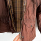 Barbour Women’s Brown Waxed Cotton Summer Sapper Utility Field Jacket (US 8)