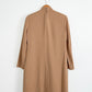 Vintage 90s Dominic Rompollo Timeless Camel Brown Shift Dress (8)