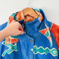 Vintage 90s Azure Geometric Cocoon Jacket (XL)