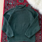 J.Crew 1988 Rollneck Heavy Cotton Pullover Sweater in Dark Green (L)