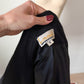 Vintage 80s Lorovi Black Wool Cloak Tie Front Coat (S/M)