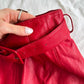 Vintage Wilson's Red Leather Belted Skirt