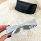 Dolce & Gabbana DG6188 Grey/Light Grey Mirrored (3415/6G) Unisex Sunglasses