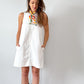J.Crew White Denim Jumper Dress (10 or M)