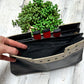 Vintage 80s Steamboat Leather Clutch Purse