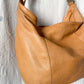 Avorio XL Light Tan Leather Satchel Purse