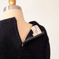 Vintage 60s 70s Mr. Thompson, Please! 100% Virgin Wool Hand Knit Floral Top (M)
