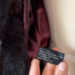 Vintage Andrew Marc Dark Brown New Zealand Opossum Fur & Leather Moto Style Vest