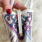 Emilio Pucci by Jana 1960s RARE Abstract Silk and Leather Top Handle Purse