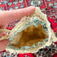 Antique Edwardian Irish Crochet Reticule Purse Sea Foam Green Lined c. 1900–1915