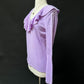 Lauren by Ralph Lauren Light Purple Cashmere Silk Blend Knit Top (S)