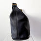 Vintage 90s Coach Black Leather XL Duffle Sac Bucket Purse # 9085