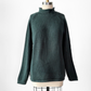 J.Crew 1988 Rollneck Heavy Cotton Pullover Sweater in Dark Green (L)