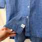 Frank & Eileen Hunter Shirt Dress in Blue Linen Speckle
