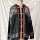 Vintage 90s Sweater Market Copenhagen Fair Isle Nordic Cardigan Sweater (L)