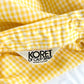 Vintage Koret Union Made USA Yellow Gingham Button Down (S)