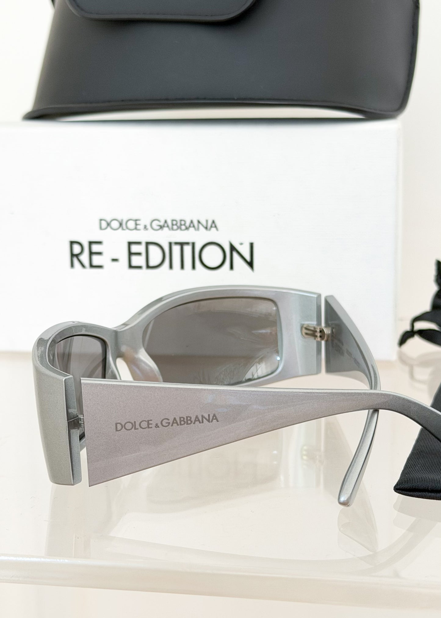 Dolce & Gabbana DG6188 Grey/Light Grey Mirrored (3415/6G) Unisex Sunglasses