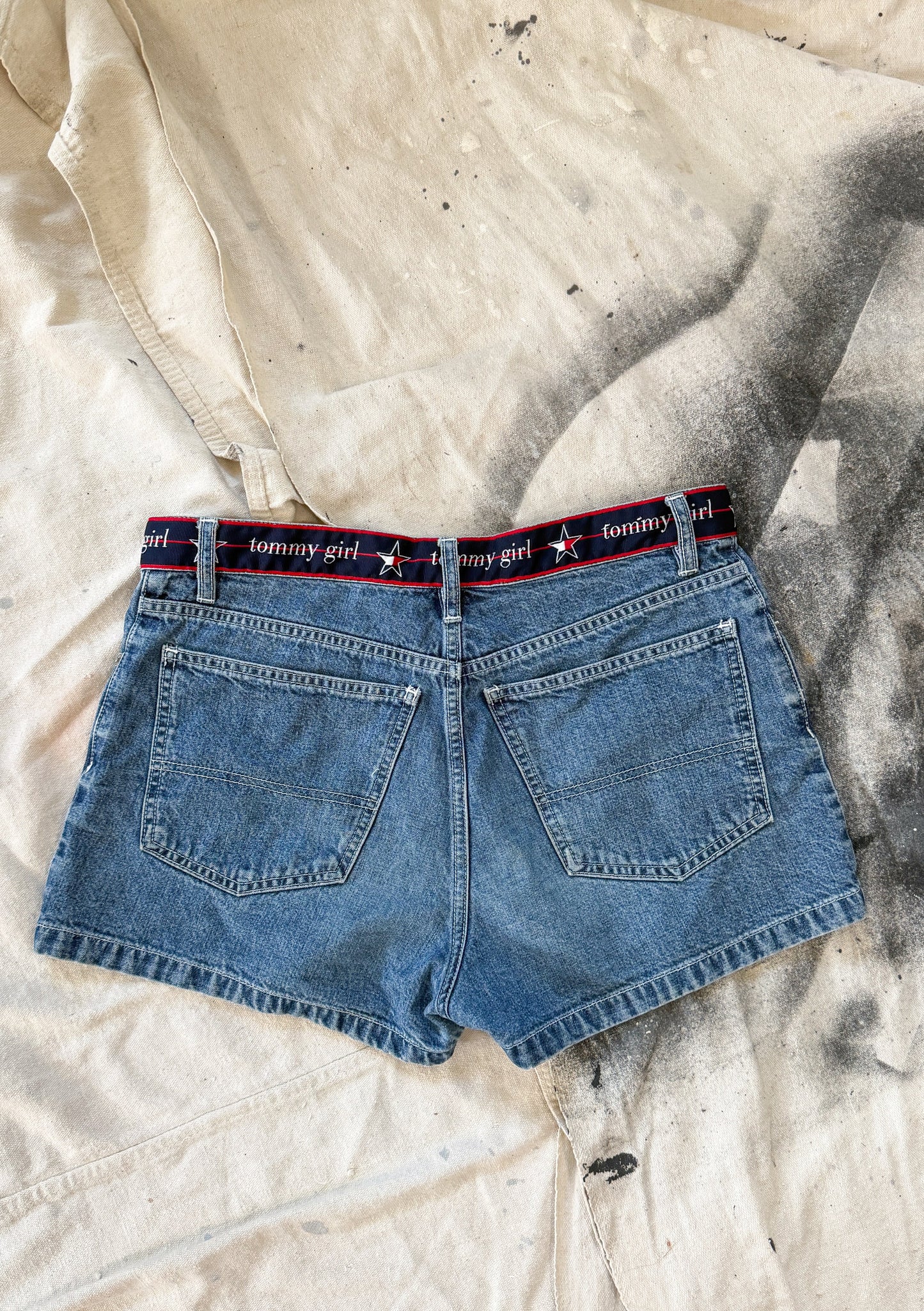 Vintage 00s Tommy Jeans Denim Shorts