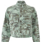 Anthropologie Amo Army Patch Green Camo Jacket (M)