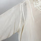 Antique Edwardian Silk Lingerie Blouse with Irish Crochet Lace  c. 1905–1915
