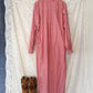 Vintage 90s Eddie Bauer Red Chambray Maxi Shirt Dress (L)