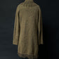 Susan Bristol Green Fringe Single Button Long Cardigan (M)