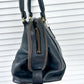 Vintage 80s Coach Madison Soft Satchel Doctors Bag Purse in Blue USA #0333-003