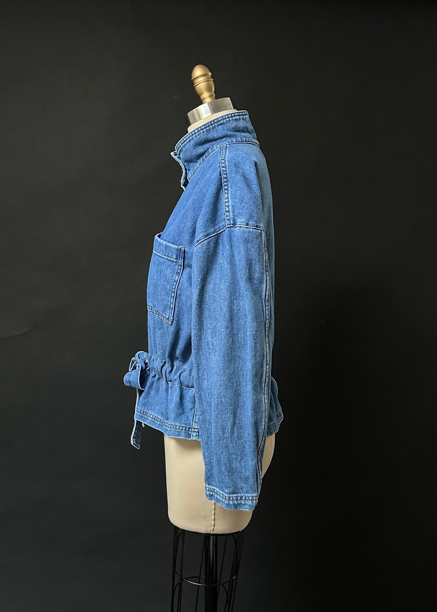 Madewell Blue Denim Jean Southlake Military Jacket