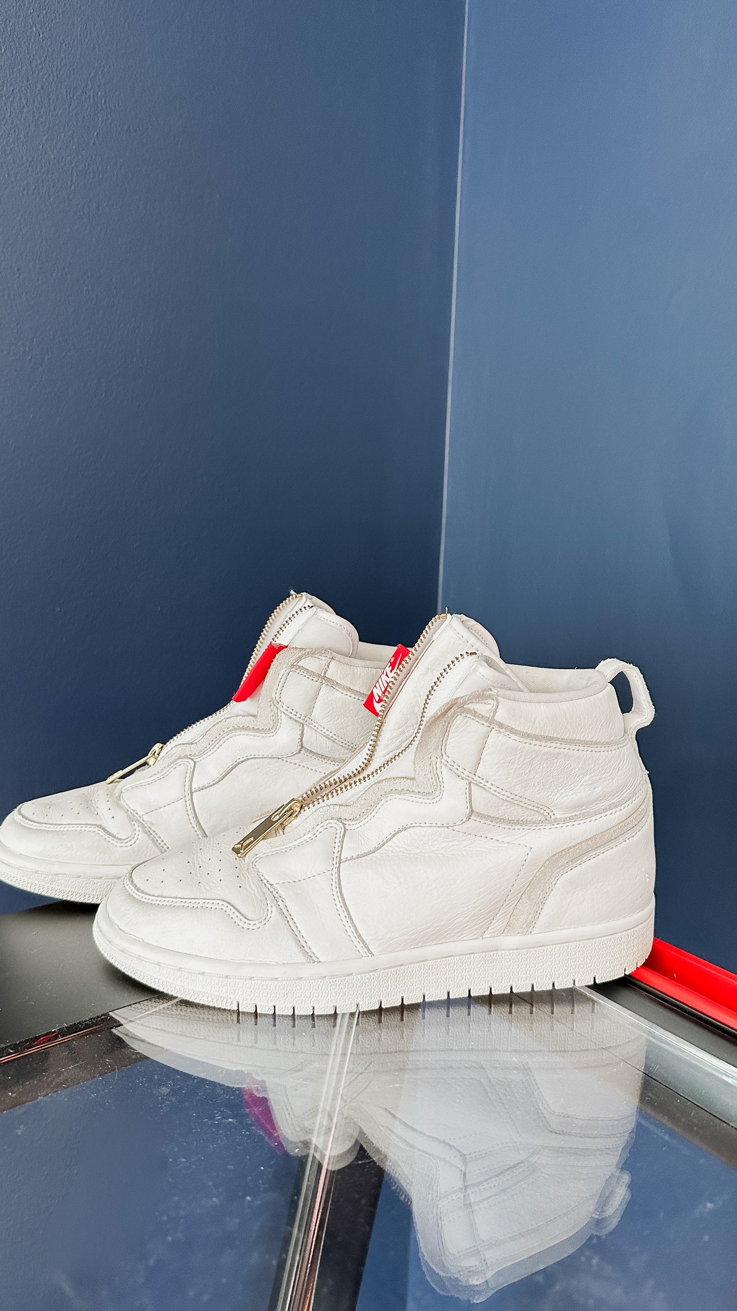 Nike Air Jordan 1 Retro High Zip 'White' Sneaker (7.5)