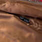 R + O Chestnut Brown Leather Mid Length Tailored Jacket (M)