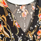 Free People Bella Printed Black Floral Tunic (M)