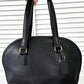 Vintage 90s Coach Pelham Black Leather Dome Purse #9958