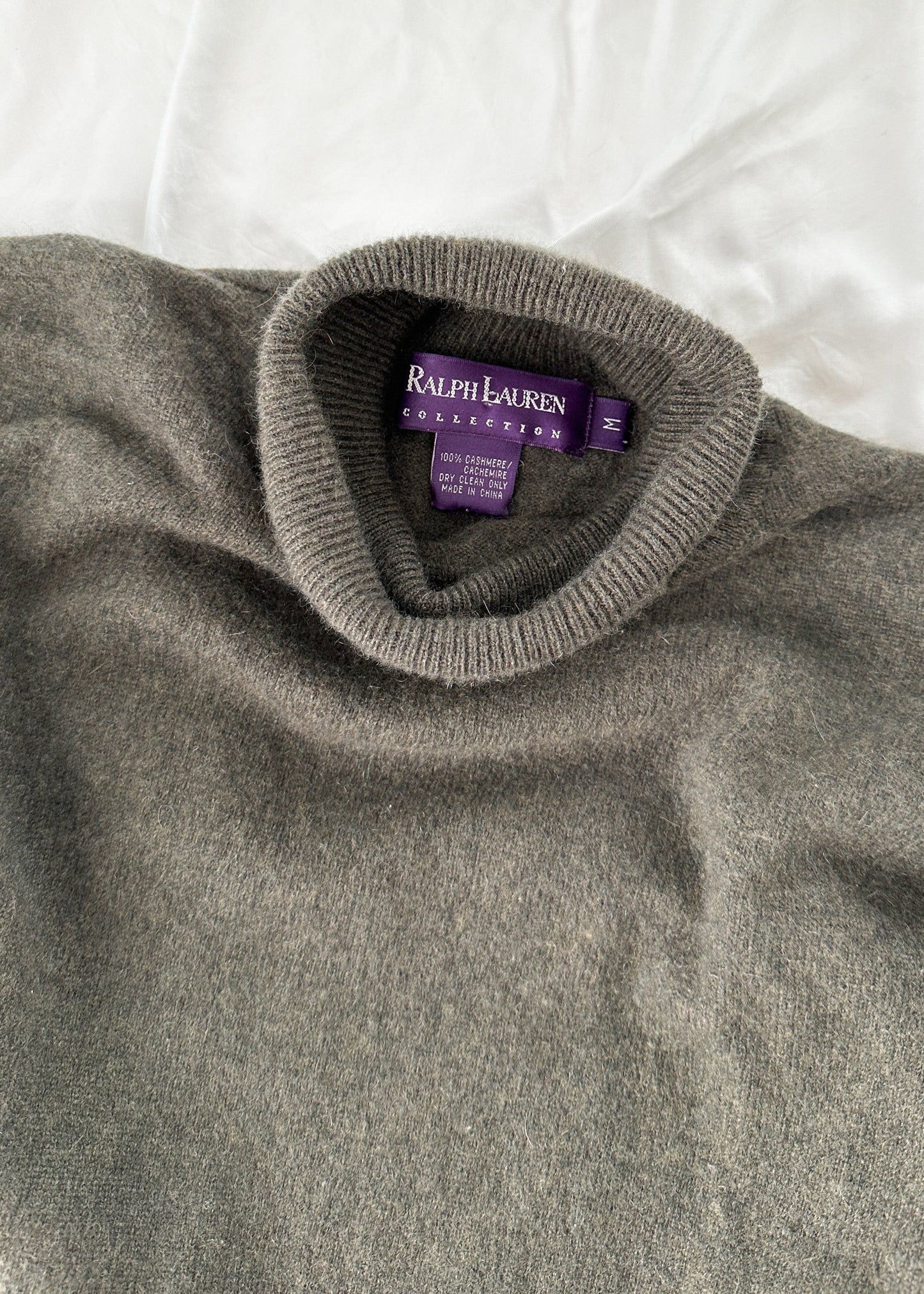 Ralph Lauren Collection 100% Cashmere Turtleneck Sweater (M)