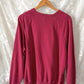 The GREAT College Crewneck Distressed Terry Cotton Sweatshirt (3 or L)