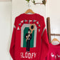 RARE Vintage 90s Belle Pointe Ohio State University Football Sloopy Knit Cardigan