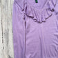 Lauren by Ralph Lauren Light Purple Cashmere Silk Blend Knit Top (S)