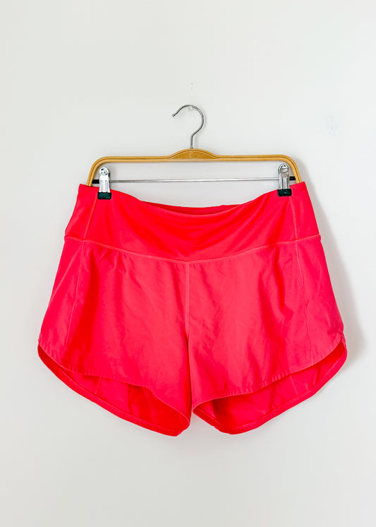Lululemon Speed Up High-Rise Short 4" in Lip Gloss Pink (10)